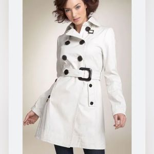 SOIA & KYO |  17 PTP  |  Dark Grey Double-breasted Belted Trench Coat